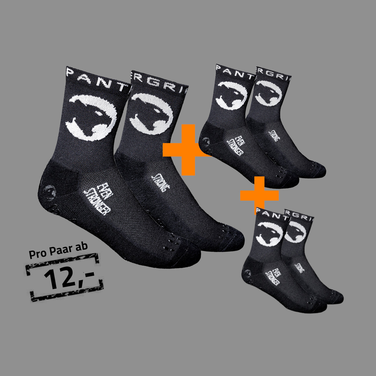 Bundle Performance grip socks BLACK 